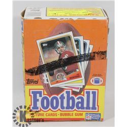 BOX OF TOPPS 1988 FOOTBALL PICTURE CARD BUBBLE