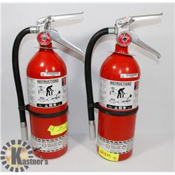 PAIR OF 5LBS FIRE EXTINGUISHERS