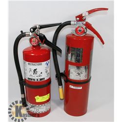 PAIR OF 5LBS FIRE EXTINGUISHERS
