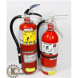 PAIR OF 5LBS FIRE EXTINGUISHERS
