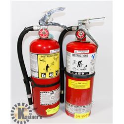 PAIR OF 5LBS FIRE EXTINGUISHERS