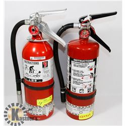 PAIR OF 5LBS FIRE EXTINGUISHERS