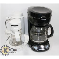 BRAUN ESPRESSO MACHINE & SUNBEAM COFFEE MAKER