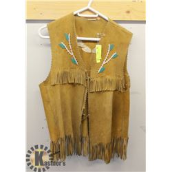 VINTAGE AUTHENTIC INDIGENOUS BEADED VEST