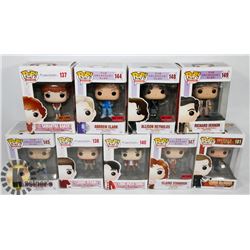 FLAT OF 9 NEW POP VINYL FIGURINES