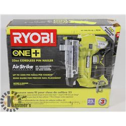 NEW RYOBI ONE PLUS 23GA CORDLESS