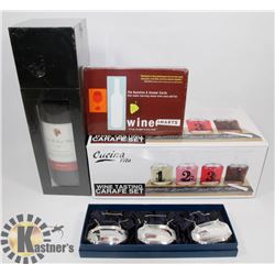 NEW ITEMS WINE TASTING CARAFE SET, CARAFE