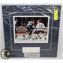 DAVE TIGER WILLIAMS CAREER PENALTY'S