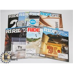 FLAT OF BMX MAGAZINES