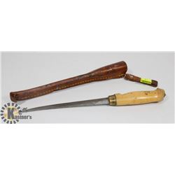 VINTAGE J. MARTINI FINLAND RAPALA FILET KNIFE.