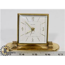 VINTAGE RENSIE JEWELLED ALARM CLOCK.