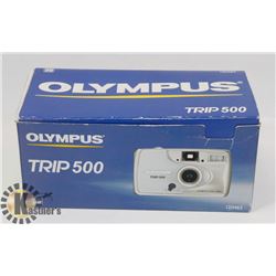 NEW IN BOX OLYMPUS 35MM CAMERA.
