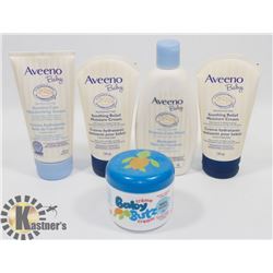 BAG OF ASSORTED AVEENO BABY
