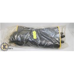 2 PAIR THICK RUBBER GAUNTLET WORK GLOVES