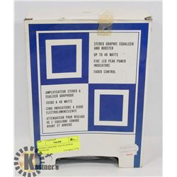 STEREO GRAPHIC EQUALIZER & BOOSTER