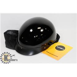 NEW LARGE SHORTY MOTORCYCLE HALF HELMET DOT