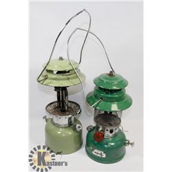 2 VINTAGE CAMPING LANTERNS
