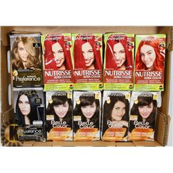 FLAT OF ASSORTED HAIR COLOUR