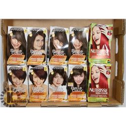 FLAT OF ASSORTED HAIR COLOUR