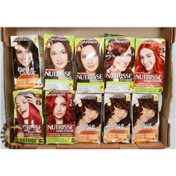 FLAT OF ASSORTED HAIR COLOUR