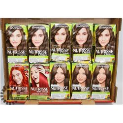 FLAT OF ASSORTED HAIR COLOUR