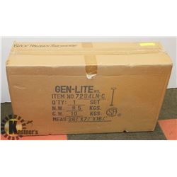 NEW BLACK HALOGEN TORCHERE