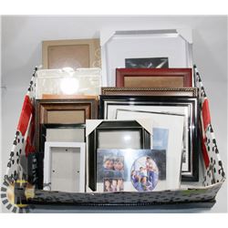 BOX OF 15 NEW PICTURE FRAMES VARIOUS SIZES