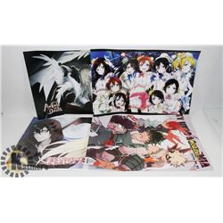 LOT OF 4 ANIME POSTERS