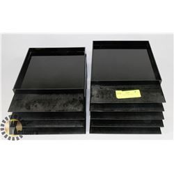 SET OF 9 TABLE DISPLAYS