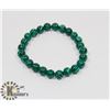 Image 1 : #37-NATURAL MALACHITE BEAD BRACELET