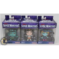 SET OF 3 NETFLIX SUPER MONSTERS FIGURINES