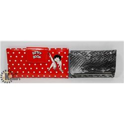 LOT OF 2 NEW WALLETS - 1 BETTY-BOOP AND