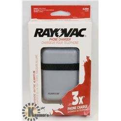 NEW RAYOVAC 6000 MAH POWER BANK / PHONE