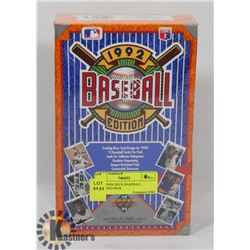 1992 UPPER DECK BASEBALL UNOPENED BOX.