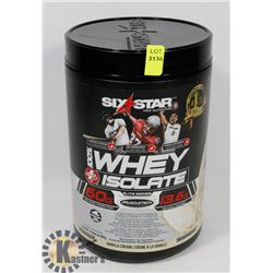 TUB OF SIX STAR WHEY ISOLATE VANILLA MIX