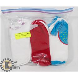 9PK LADIES ANKLE SOCKS.