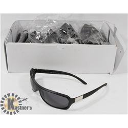 CASE OF BLACK DESIGNER SUNGLASSES