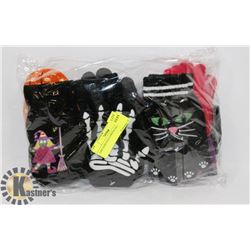 12PK KIDS HALLOWEEN GLOVES.
