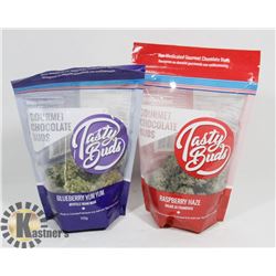 2 BAGS OF GOURMET CHOCOLATES . TASTY BUDS!