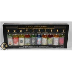10PC GLOBAL COCKTAIL MIXERS SAMPLER SET
