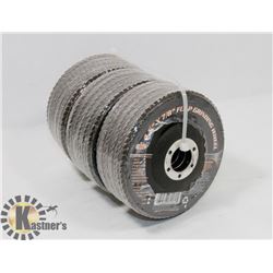 15 NEW 4-1/2" FLAP DISC'S / 80 GRIT