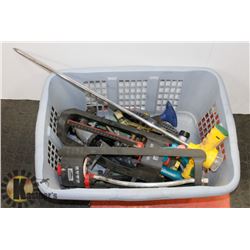 BIN WITH SPRINKLERS AND TIMERS