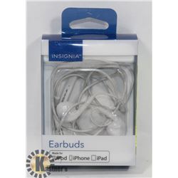 INSIGNIA EARBUDS FOR IPHONE IPAD