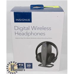 INSIGNIA DIGITAL WIRELESS HEADPHONES FOR TV
