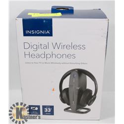 INSIGNIA DIGITAL WIRELESS HEADPHONES FOR TV