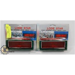 2 LODE STAR REAR WINDOW LEVEL BRAKE LIGHT