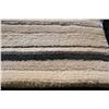 Image 3 : 87A) MONTERAY STRIPE BLACK, 2.6X5.6 MODERN CARPET,