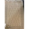 Image 1 : 115) COMFORT 1024 BEIGE, 5X8 MODERN CARPET,