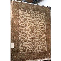 200) INDO KW32 BEIGE/KHAKI, 7.5X10 TRADITIONAL