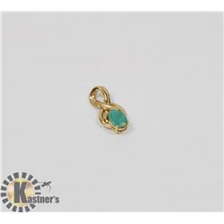 #-91 GENUINE EMERALD PENDANT